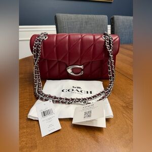 Coach Tabby Shoulder Bag 26 - Dark Ruby